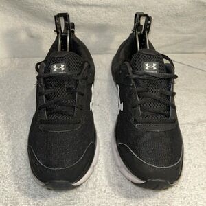 Under Armour Women's Sneaker,Charged Assert, SZ: 7 1/2M, Black Fabric, Preowned